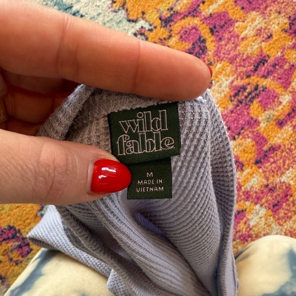 Wild Fable Ribbed Tank Top - Light Gray - Picture 5 of 5